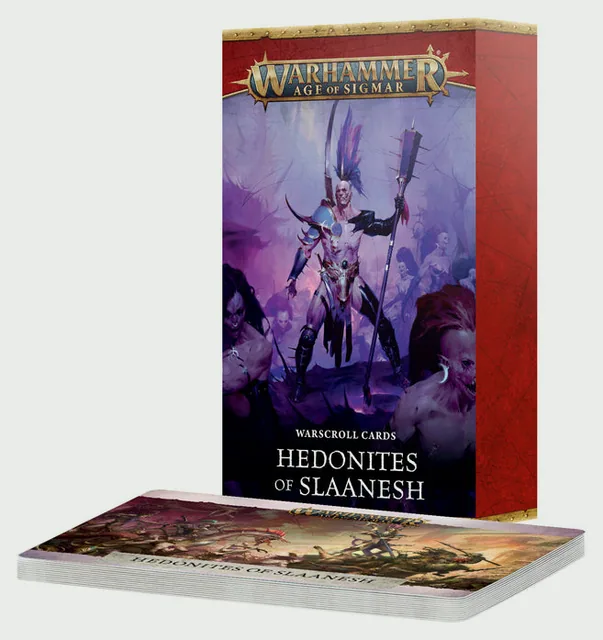 Warscroll Cards: Hedonites of Slaanesh