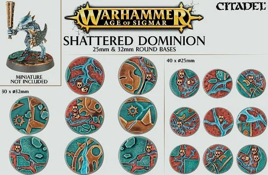 Citadel: Shattered Dominion 25 & 32mm Round Bases