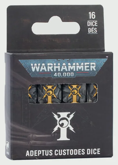Warhammer 40000: Adeptus Custodes Dice