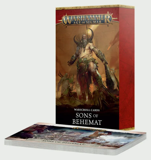 Warscroll Cards: Sons of Behemat