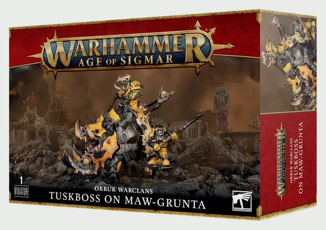 Orruk Warclans Tuskboss On Maw-Grunta