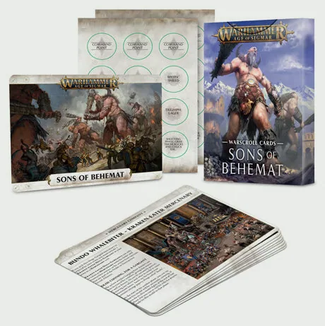 Warscroll Cards: Sons of Behemat