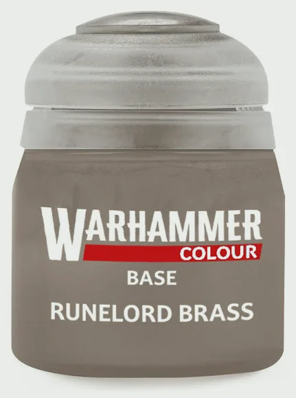 Warhammer Base: Runelord Brass - 12ml