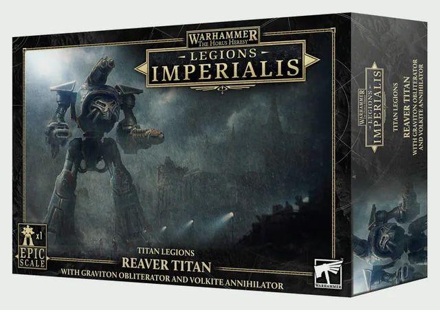 Legions Imperialis Reaver Titan with Graviton Obliterator and Volkite Annihilator