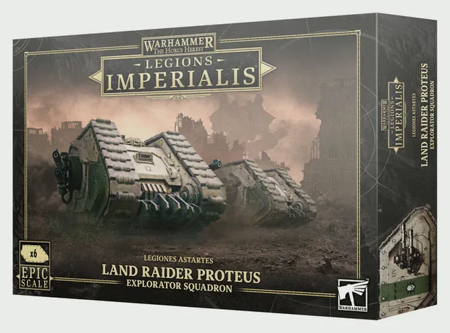 Legions Imperialis Land Raider Proteus Squadron