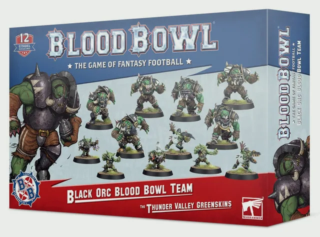 Blood Bowl: Black Orc Team - The Thunder Valley Greenskins