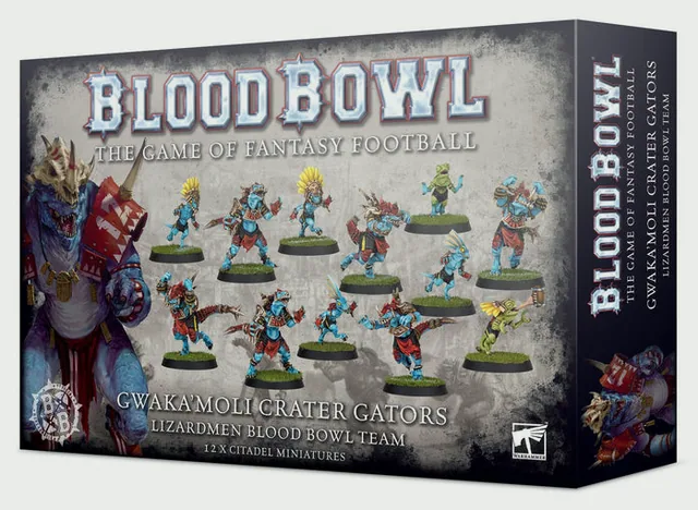 Blood Bowl: Lizardmen Team - Gwaka'moli Crater Gators