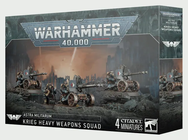 Astra Militarum Krieg Heavy Weapons Squad