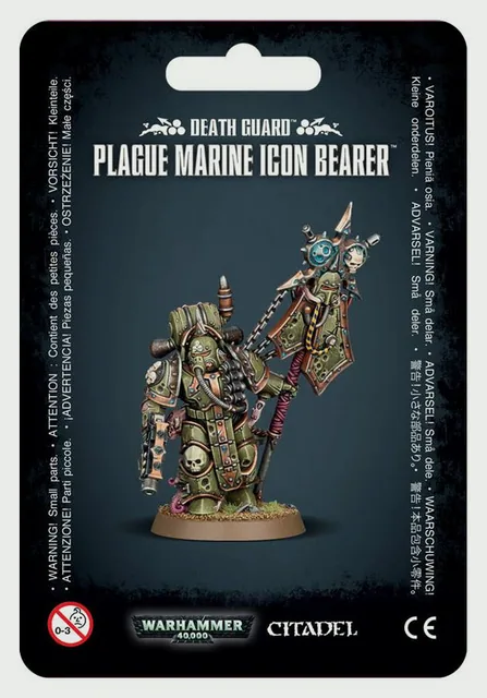 Death Guard Plague Marine Icon Bearer