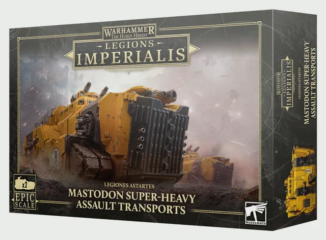 Legions Imperialis Mastodon Super-Heavy Assault Transports