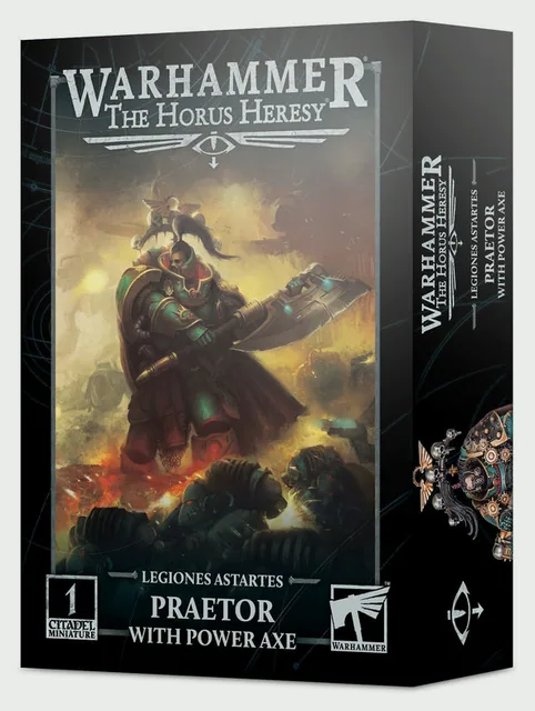 Legiones Astartes Praetor With Power Axe
