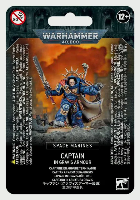 Space Marines Captain In Gravis Armour