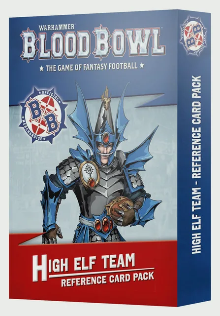 Blood Bowl: High Elf Team Reference Cards