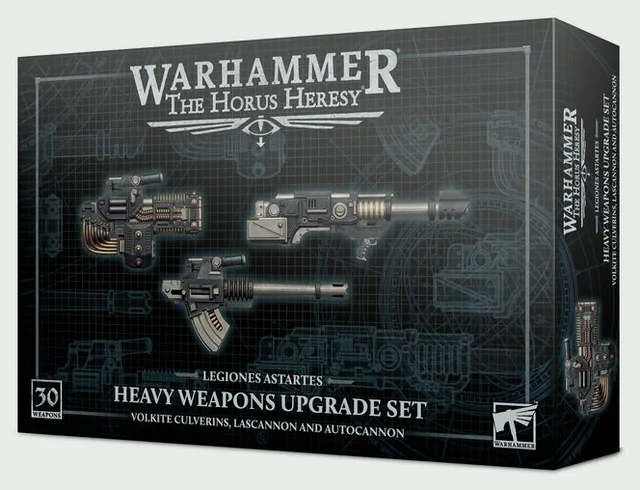 Heavy Weapons Upgrade Set - Volkite Culverins, Lascannons, and Autocannons