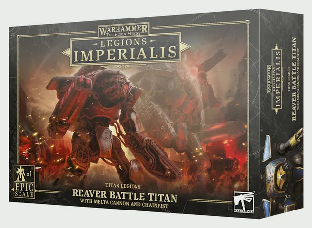 Legions Imperialis Reaver Titan With Melta Cannon & Chainfist