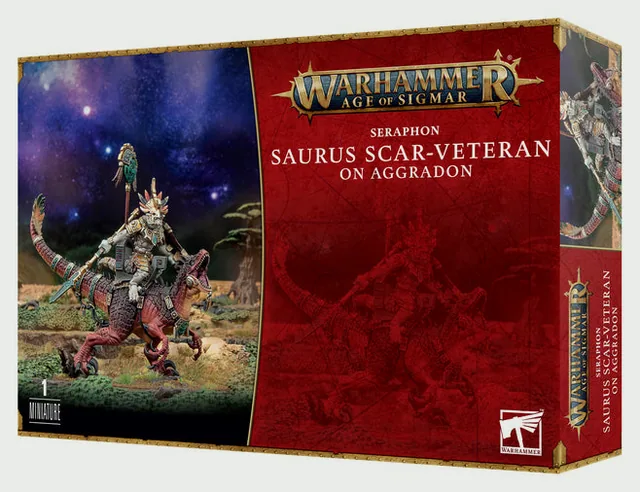 Seraphon Saurus Scar-Veteran on Aggradon