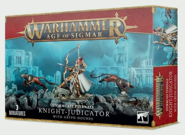 Stormcast Eternals Knight-Judicator With Gryph-Hounds