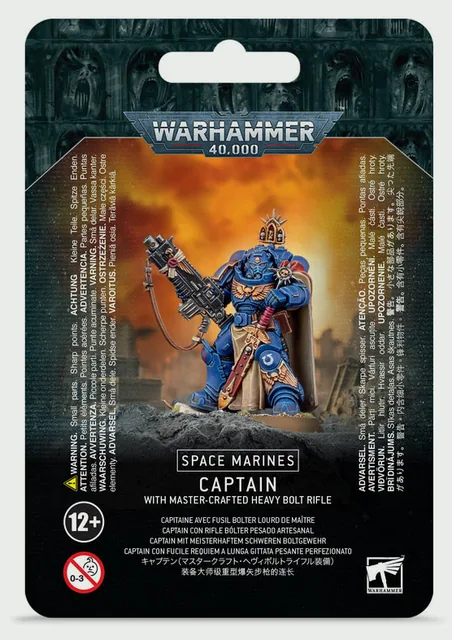 Space Marines Primaris Captain With Master-Crafted Bolt Rifle