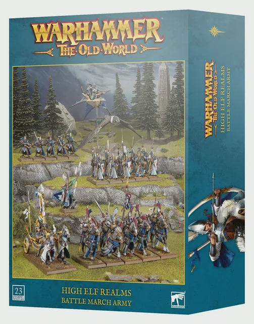 High Elf Realms Battle March Army