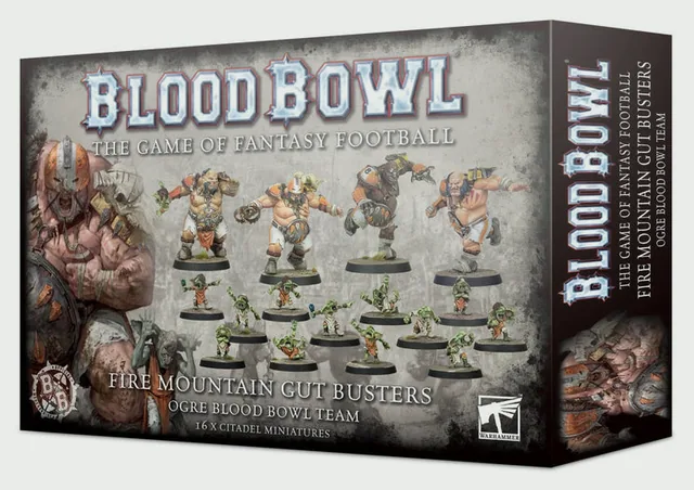 Blood Bowl: Ogre Team - Fire Mountain Gut Busters Team