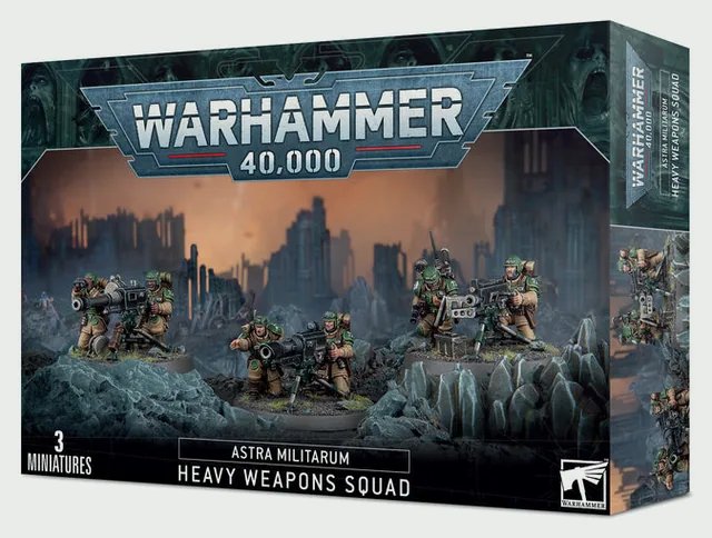 Astra Militarum Cadian Heavy Weapons Squad