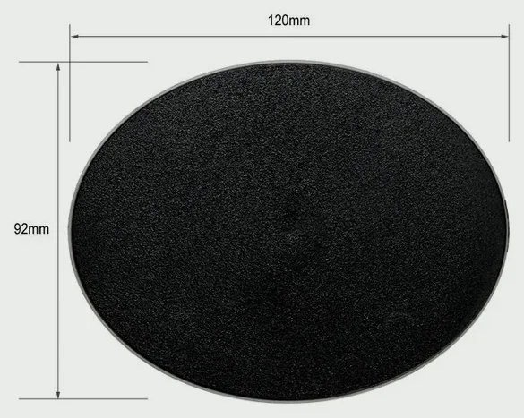 Citadel: 120x92mm Oval Base