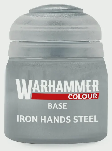 Warhammer Base: Iron Hands Steel - 12ml