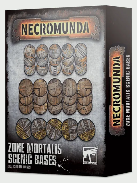 Necromunda: Zone Mortalis Round Scenic Bases