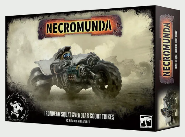 Necromunda: Ironhead Squat Svenotar Scout Trikes