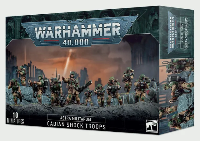Astra Militarum Cadian Shock Troops