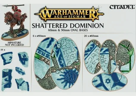 Citadel: Shattered Dominion 60 & 90mm Oval Bases