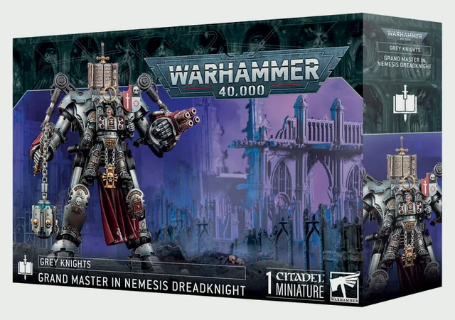 Grey Knights Grand Master In Nemesis Dreadknight