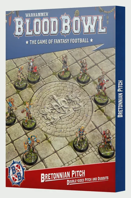 Blood Bowl: Bretonnian Team Pitch & Dugouts