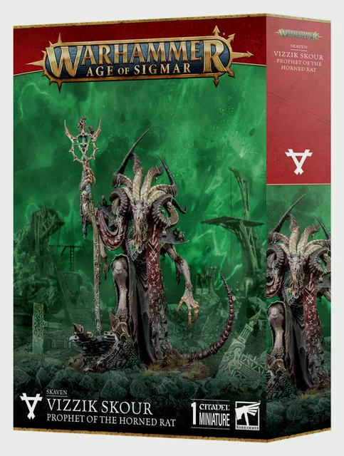 Skaven: Vizzik Skour Prophet Horned Rat