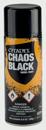 Chaos Black Spray Paint (Uk/Row)