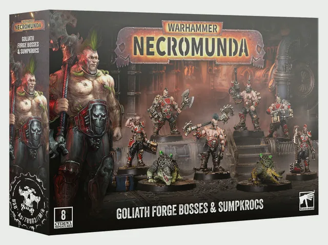Necromunda: Goliath Forge Bosses & Sumpkrocs