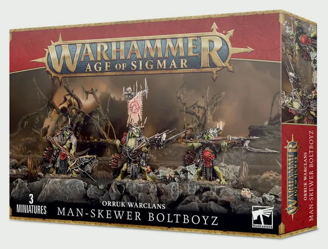 Orruk Warclans Man-Skewer Boltboyz