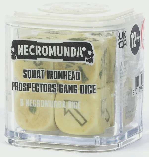 Squat Ironhead Prospectors Gang Dice