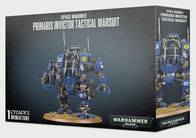 Space Marines Primaris Invictor Tactical Warsuit