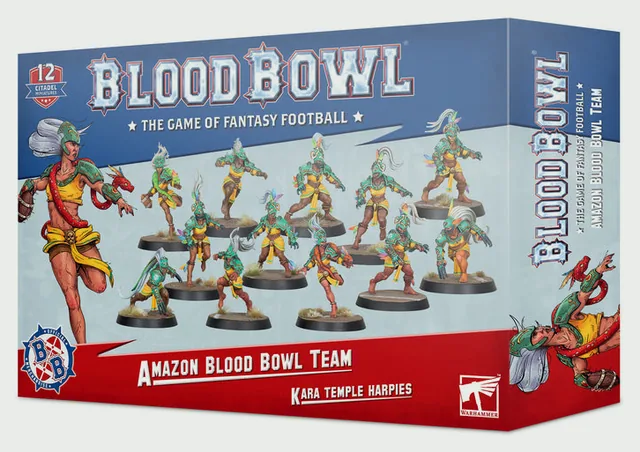 Blood Bowl: Amazon Team - Kara Temple Harpies