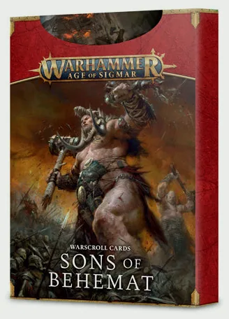 Warscroll Cards: Sons Of Behemat