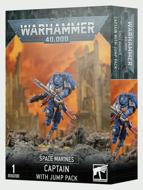 Space Marines Captain With Jump Pack