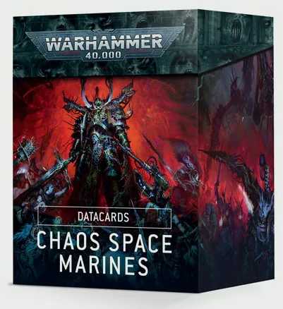 Datacards: Chaos Space Marine (2022)
